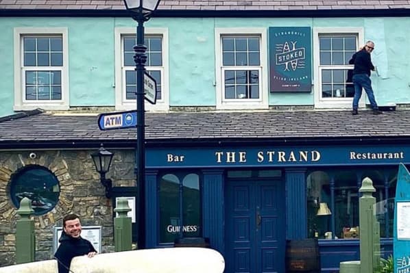 Stoked restaurant above the Strand Bar in Strandhill