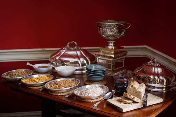 Continental breakfast selection at Temple House