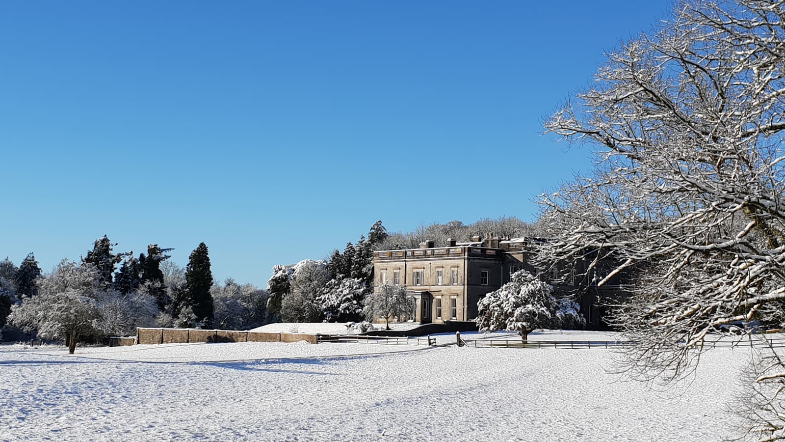 The house in the snow
