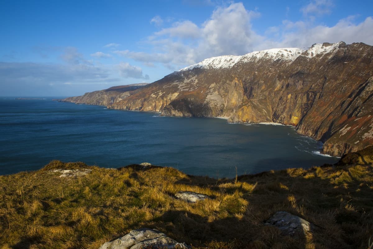 The Atlantic cliffs of Slieve League, County Donegal