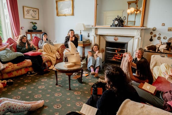 An exclusive takeover party in the dining room at Temple House