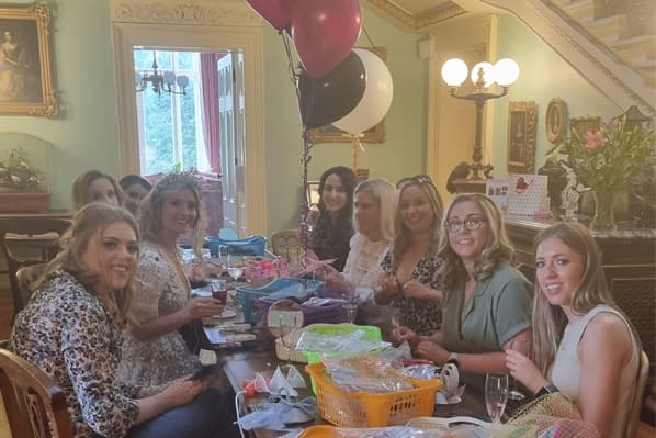 Hen party craft workshop at Temple House