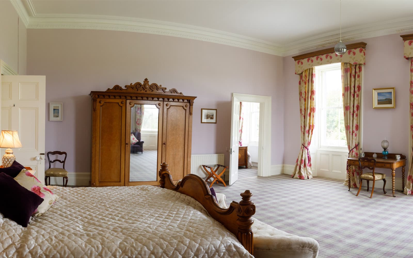 Superior double bedroom at Temple House — two-room B&B stays