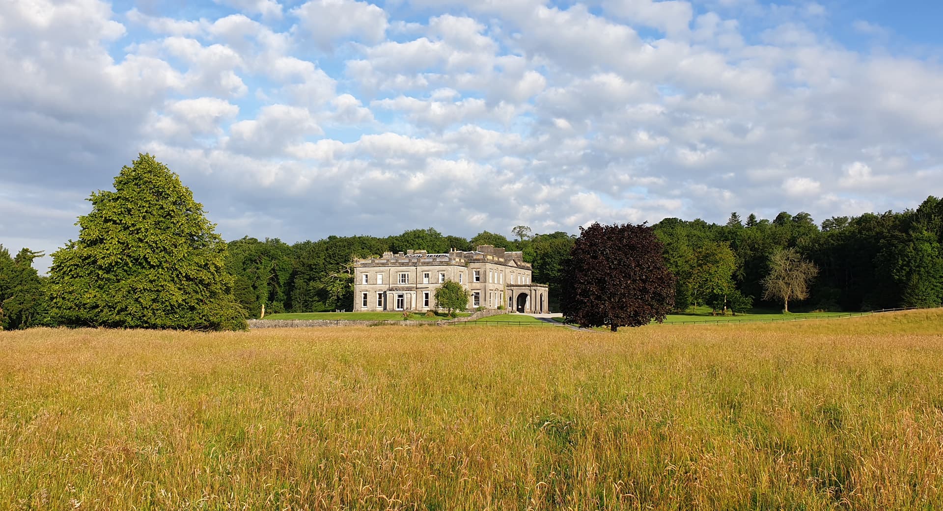 Temple House seen across its parkland