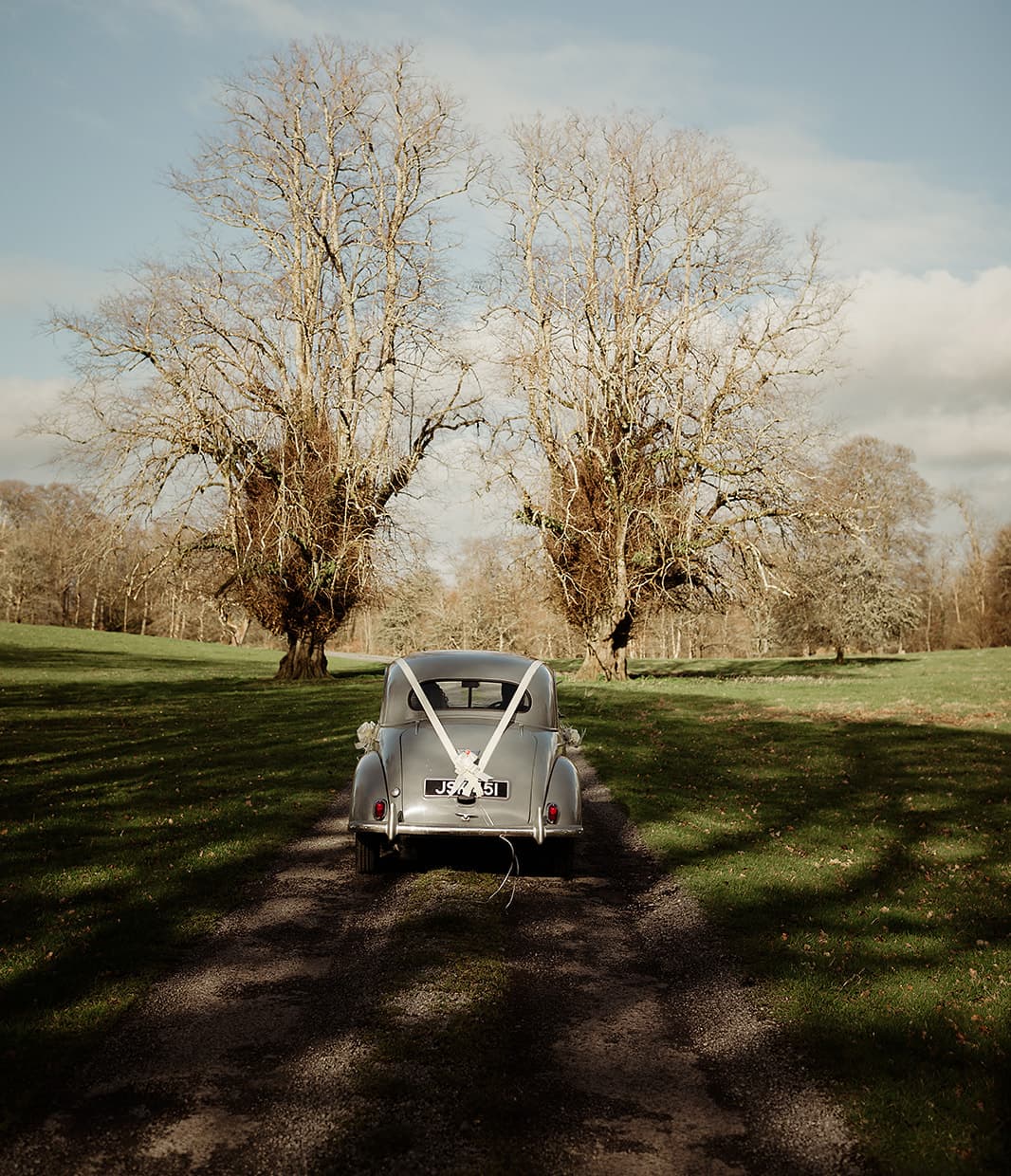 Wedding car at Temple House
