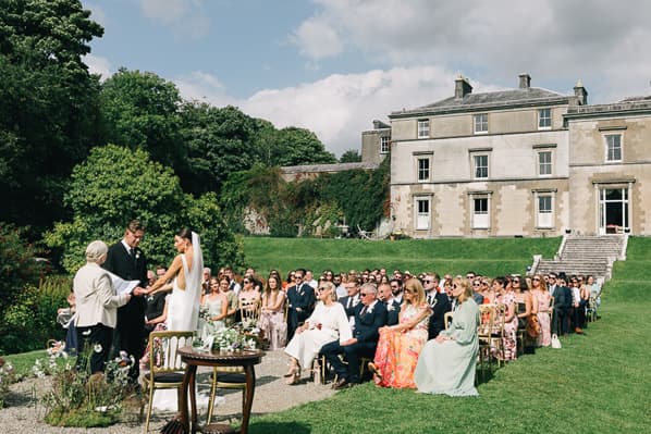 Wedding ceremony at Temple House — grand celebrations for up to 160 guests